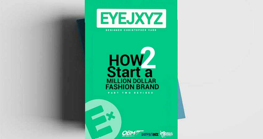 How to start a million dollar fashion brand by Christopher Vass pre-order